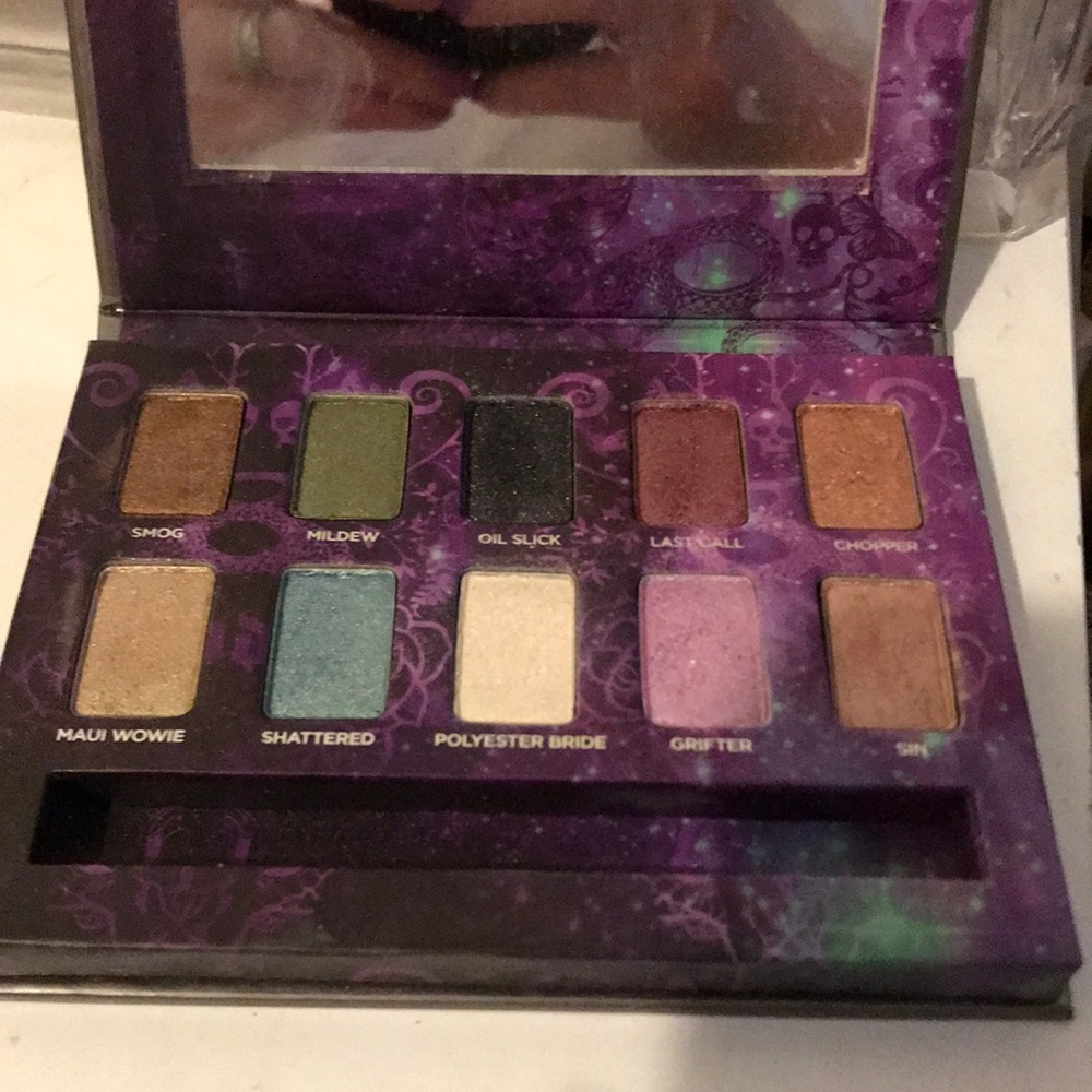 Urban Decay Beauty with Edge Pallet. Swatched only